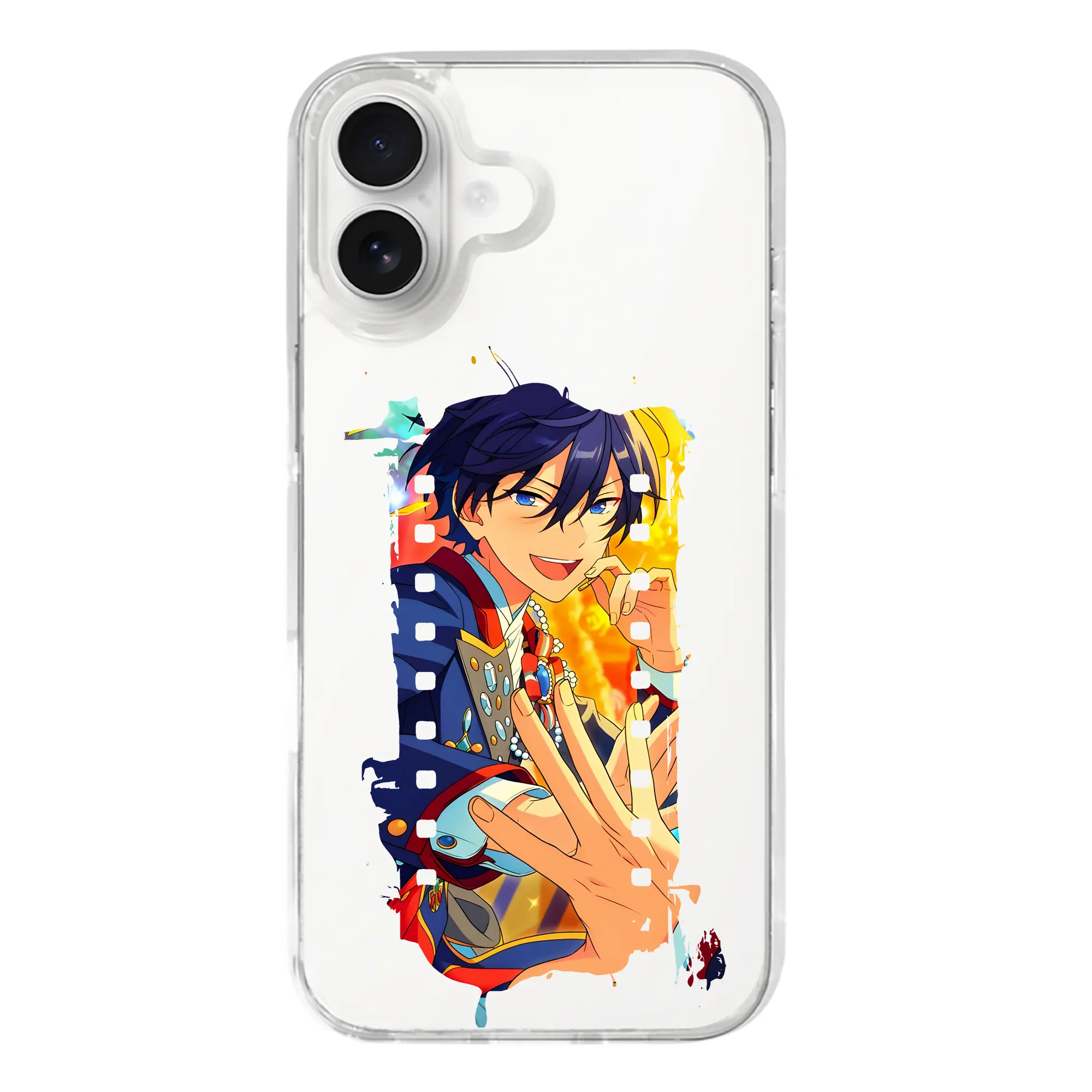 あんさん ぶる グッズ Trickstar 氷鷹北斗 - iPhone 17シリーズ 透明スマホケース – 薄型・耐衝撃・精密フィット保護カバー